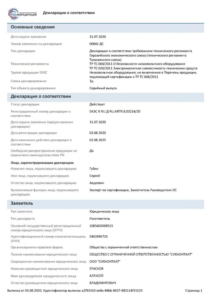 1.ИС СибВольт СибВат