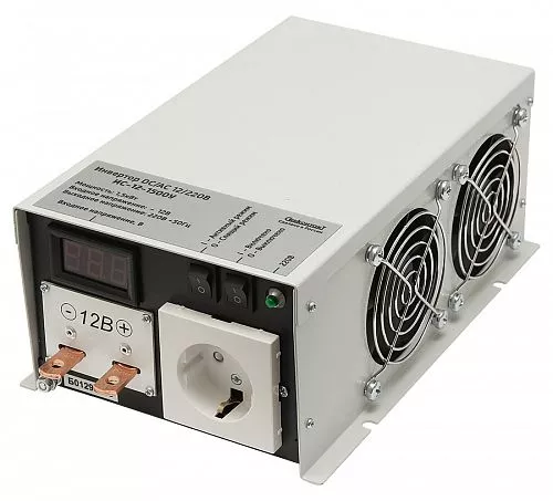 Купить ИС-12-1500У инвертор, преобразователь напряжения DC/AC, 12В/220В, 1500Вт в Москве от производителя